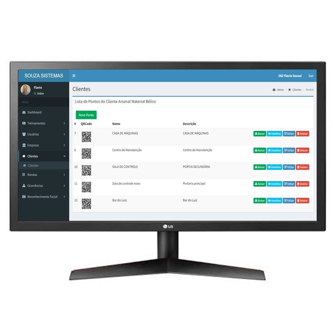 Softwares e soluções digitais para empresas. Controle de Rondas com QR Code