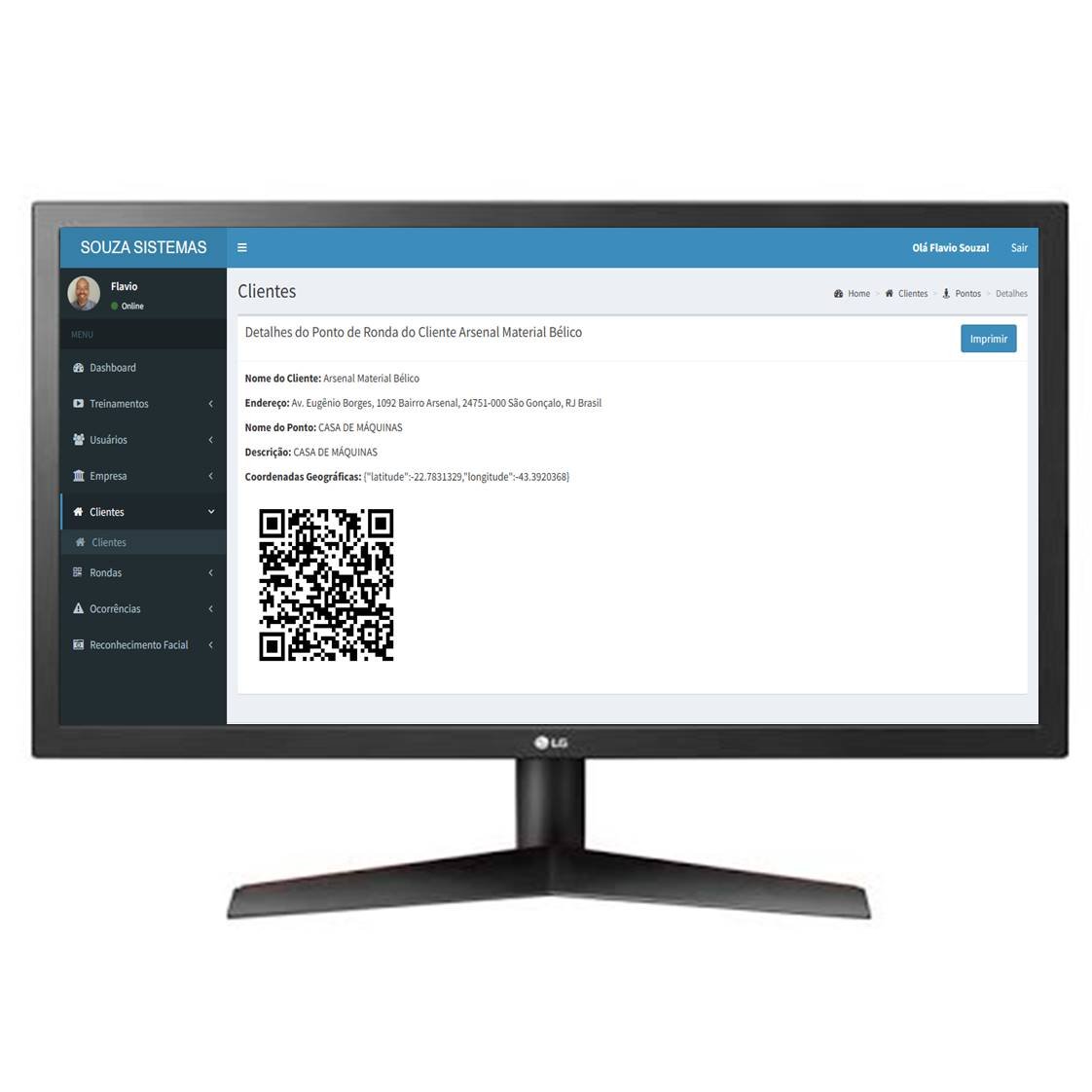 Softwares e soluções digitais para empresas. Controle de Rondas com QR Code